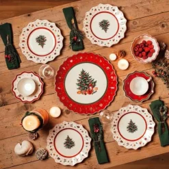 Villeroy & Boch Weihnachten|Kochwelt Entdecken|Kuchenplatte rund 33cm Toy's Delight