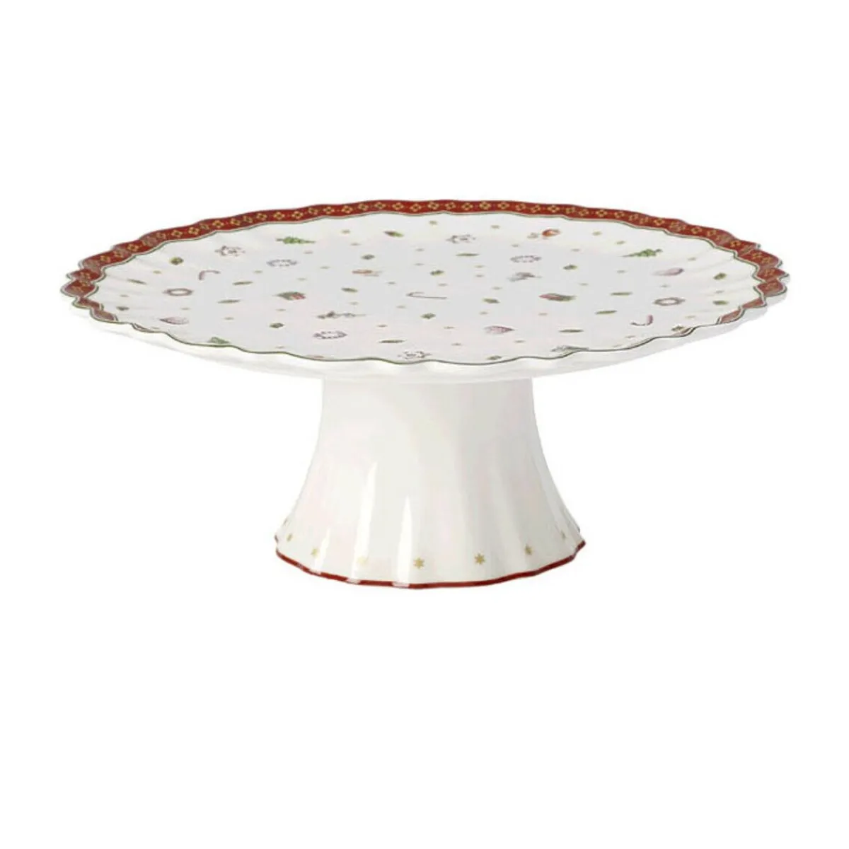 Villeroy & Boch Weihnachten|Kochwelt Entdecken|Kuchenplatte auf Fuß 28 cm Toy’s Delight