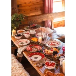 Villeroy & Boch Weihnachten|Kochwelt Entdecken|Kuchenplatte auf Fuß 28 cm Toy’s Delight