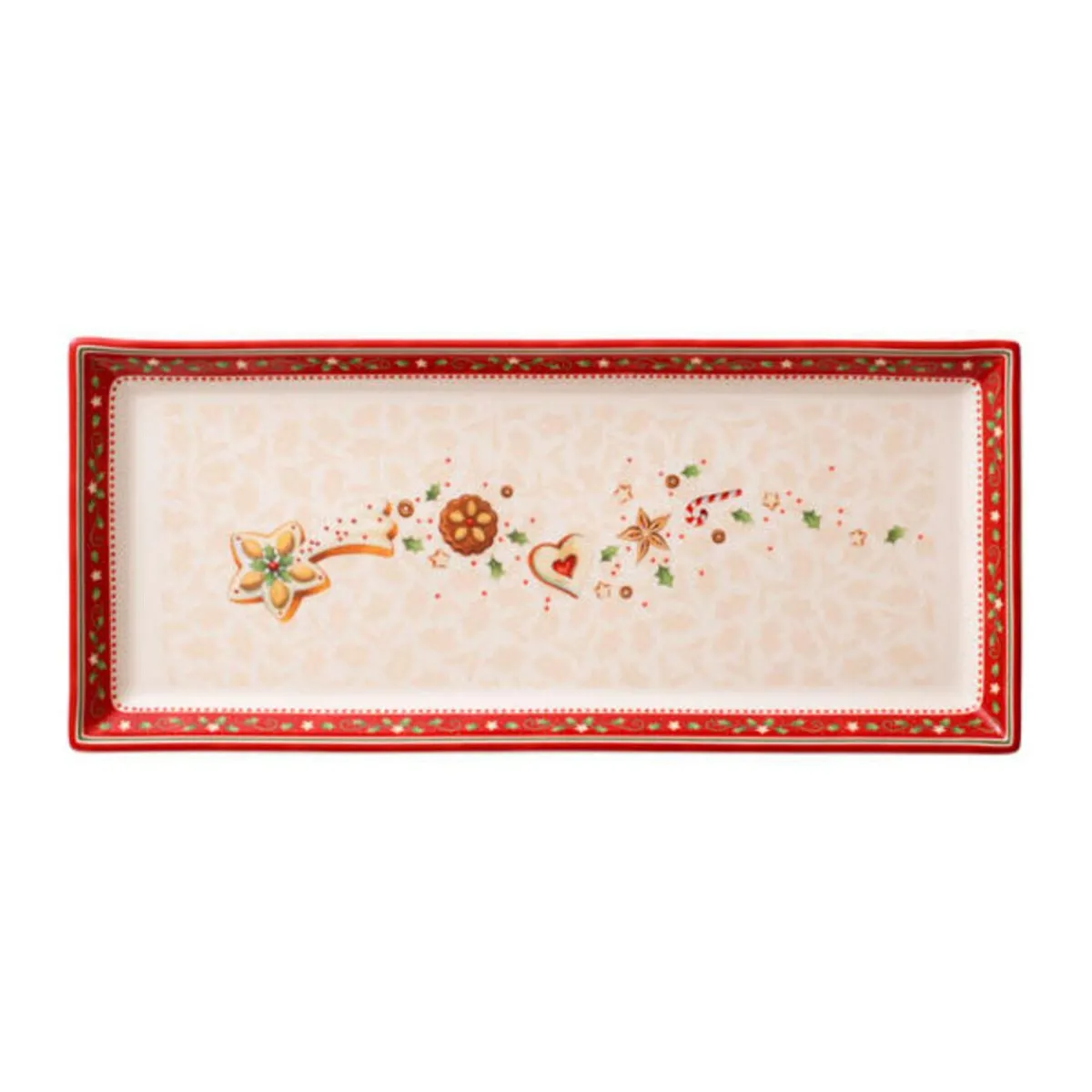 Kuchenplatte 39x17 cm rechteckig Winter Bakery Delight Neue Form 2016<Villeroy & Boch Outlet