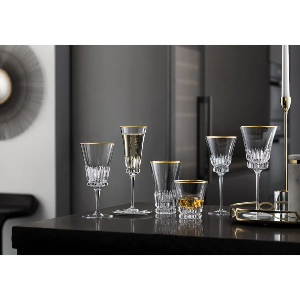 Villeroy & Boch Longdrinkgläser|Longdrinkglas 2er-Set Grand Royal Gold