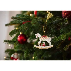 Villeroy & Boch Weihnachtsdekoration|Ornament Schaukelpferd 2025 9 cm Christmas Classics