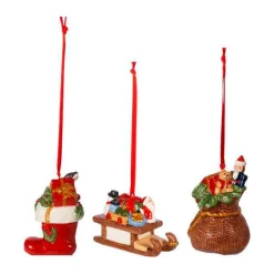 Villeroy & Boch Weihnachten|Weihnachtsdekoration|Ornamente Geschenke 3tlg. Nostalgic Ornaments