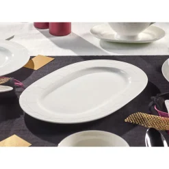 Platte oval 35cm White Pearl<Villeroy & Boch Online