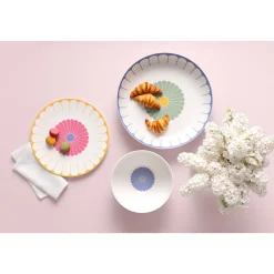 Salat-/Servierschüssel 24 cm Fleur couleur<Villeroy & Boch Hot