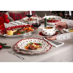 Villeroy & Boch Weihnachtsgeschirr|Sauciere mit Unterteil 0,5 l Toy’s Delight