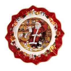 Villeroy & Boch Weihnachten|Weihnachtsgeschirr|Schale 25 cm Toy’s Fantasy Santa liest Wunschzettel