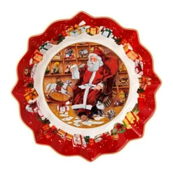 Schale 24 cm Toy’s Fantasy Santa liest Wunschzettel<Villeroy & Boch
