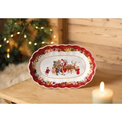 Villeroy & Boch Weihnachten|Weihnachtsgeschirr|Schale 29x19 cm Toy’s Fantasy Santa und Kinder