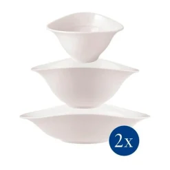 Schalen-Trio 6-tlg. Vapiano weiß<Villeroy & Boch Outlet