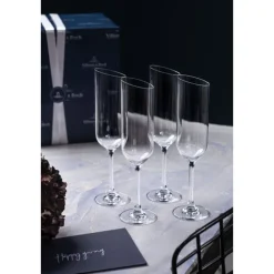 Sektkelch 4er-Set NewMoon klar<Villeroy & Boch Outlet