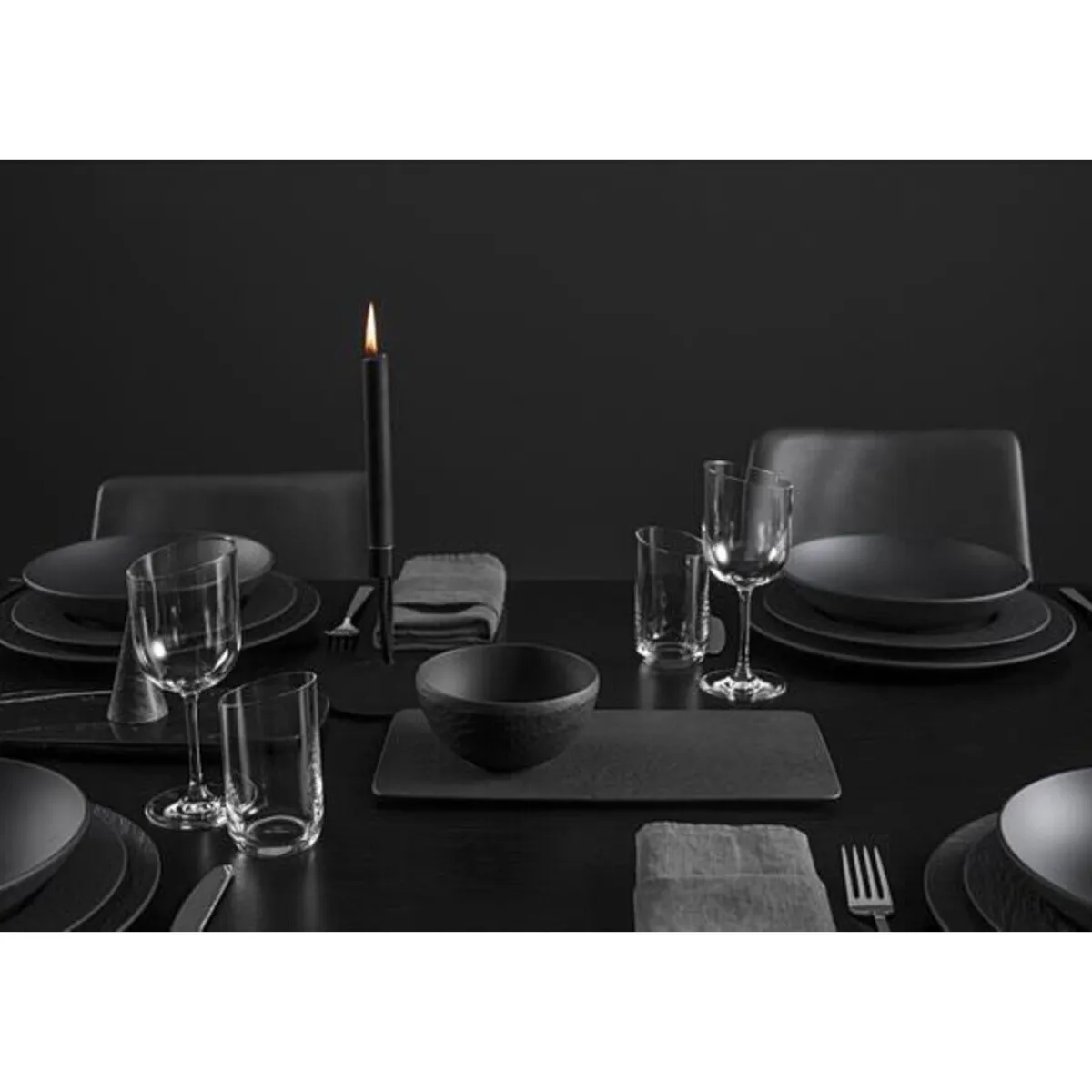 Servierplatte 35x18 cm Manufacture Rock<Villeroy & Boch Hot