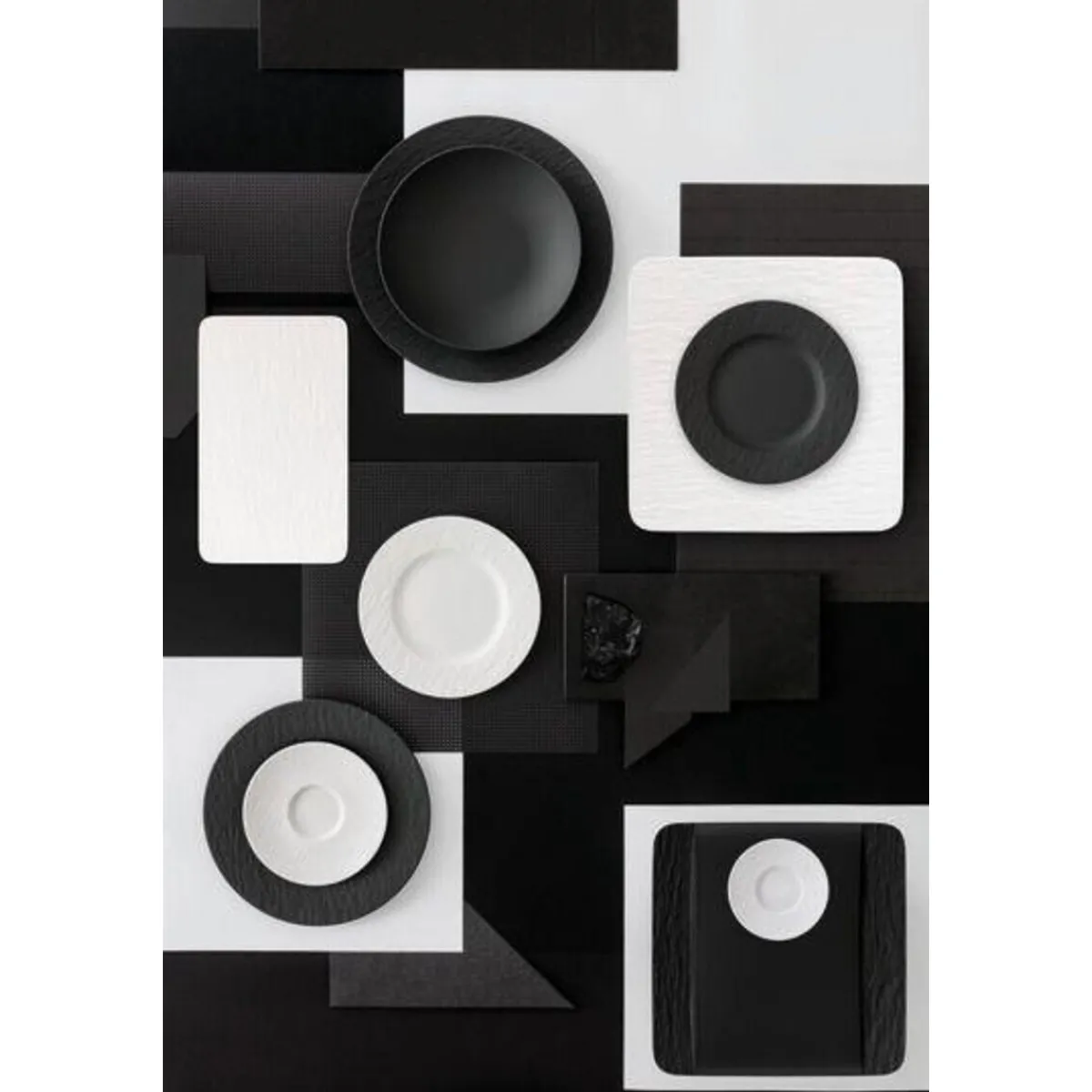 Servierplatte 35x18 cm Manufacture Rock<Villeroy & Boch Hot