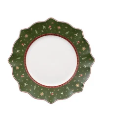 Villeroy & Boch Weihnachtsgeschirr|Speiseteller grün 28 cm Toy's Delight