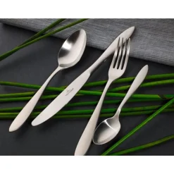 Villeroy & Boch Besteck Set 12 Personen|Tafelbesteck 68tlg. Arthur gebürstet