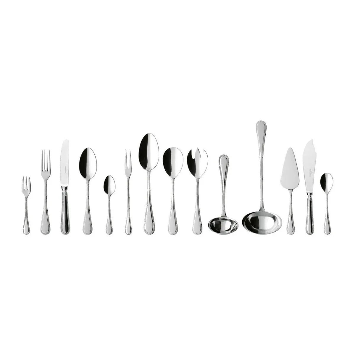 Villeroy & Boch Besteck Set 12 Personen|Tafelbesteck-Set 70-tlg. Kreuzband Septfontaines Edelstahl