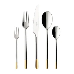 Tafelbesteck-Set 30-tlg. Ella teilvergoldet<Villeroy & Boch Online