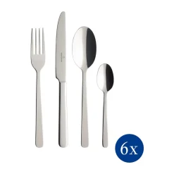Tafelbesteck-Set 24-tlg. Louis Edelstahl<Villeroy & Boch Online