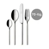 Villeroy & Boch Besteck Set 12 Personen|Tafelbesteck-Set 70-tlg. NewWave Edelstahl