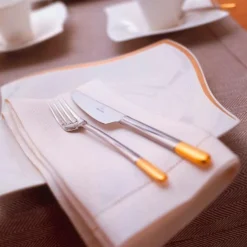 Tafelgabel 21 cm Ella Edelstahl teilvergoldet<Villeroy & Boch Hot