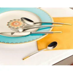 Tafelgabel 21 cm Ella Edelstahl teilvergoldet<Villeroy & Boch Hot