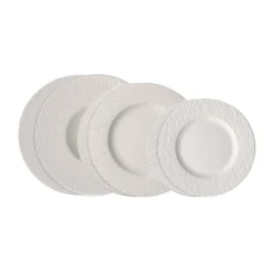 Teller-Set 6-tlg. Manufacture Rock blanc<Villeroy & Boch Sale