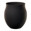 Vase Perle 18 cm Manufacture Collier noir<Villeroy & Boch Online