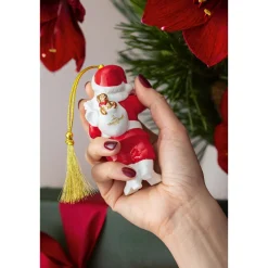 Villeroy & Boch Weihnachtsdekoration|Weihnachtsornament Santa 10 cm Christmas Classics