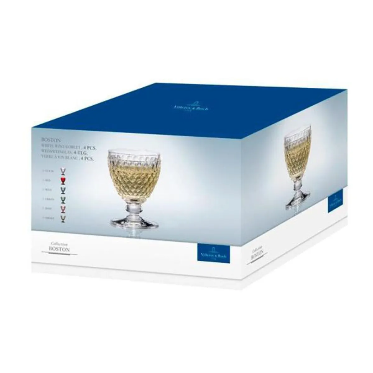 Weißweinglas 0,12 l Boston klar<Villeroy & Boch Online