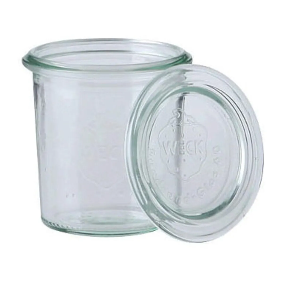 Mini-Sturzglas 140ml (Einmachglas) o. Klammern u. Gummi 761<Weck New