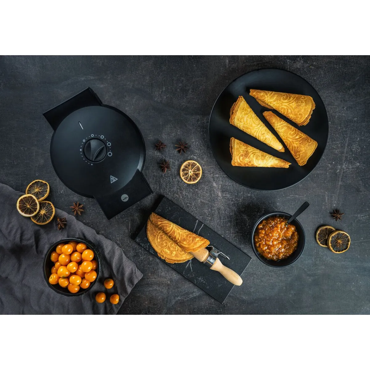 wilfa Kochwelt Entdecken|Waffeleisen Culture 1000 W schwarz