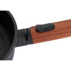 Guss-Flachpfanne 28 cm Eco Logic QXR schwarz<Woll Hot