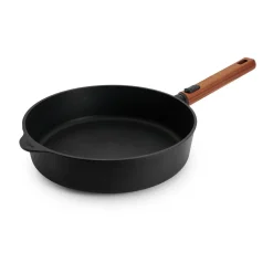 Guss-Hochrandpfanne 28 cm Eco Logic QXR schwarz<Woll Clearance