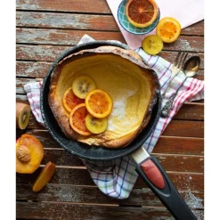 Guss-Pfanne 24 cm Titanium Nowo<Woll Hot