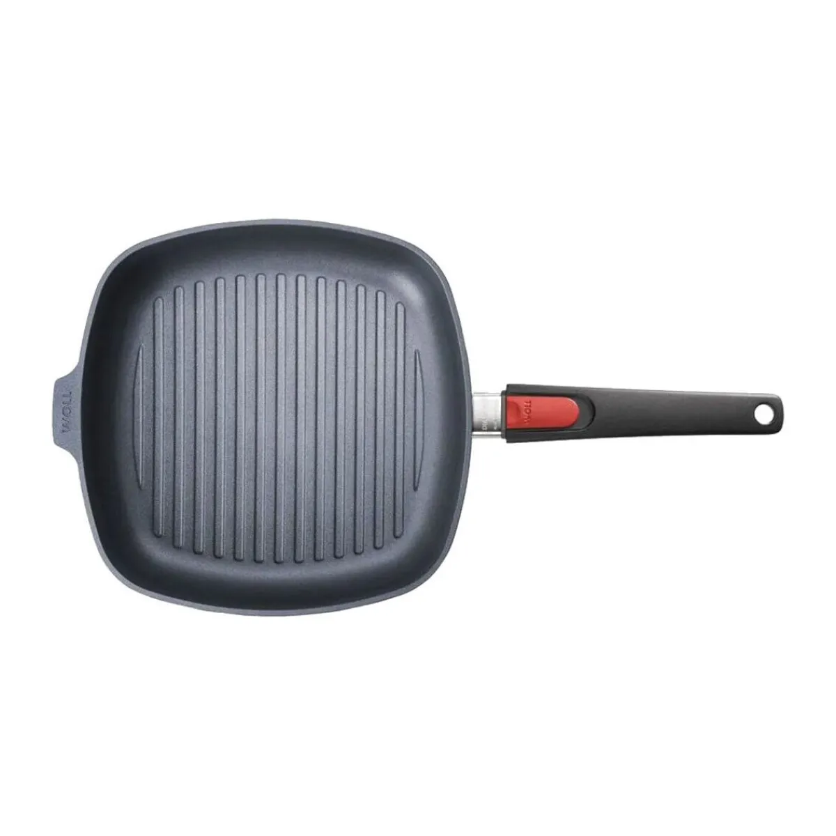 Guss-Steakpfanne 28x28 cm Diamond Lite schwarz<Woll New