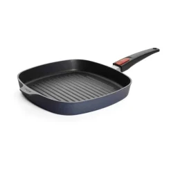 Guss-Steakpfanne 28x28 cm Diamond Lite schwarz<Woll Hot