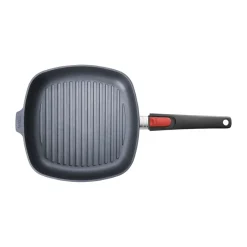 Guss-Steakpfanne 28x28 cm Diamond Lite schwarz<Woll Hot