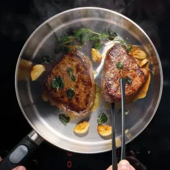 Woll Pfannen|Kochwelt Entdecken|Hochrandpfanne 28 cm Logic Steel