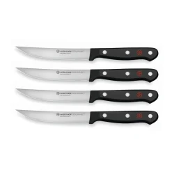 Wüsthof Messer & Co. Entdecken|Steakmesser-Set 4-tlg. Gourmet schwarz