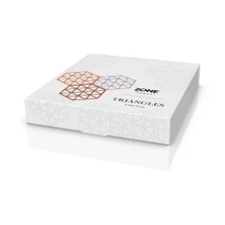 Untersetzer 3er-Set Triangles Terracotta<Zone Denmark Hot