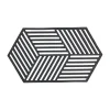 Zone Denmark Untersetzer|Untersetzer 24x14 cm Hexagon Schwarz