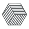Zone Denmark Untersetzer|Untersetzer 16x14 cm Hexagon Cool Grey