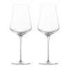 Zwiesel Glas Weißweingläser|Allround Weinglas 2er-Set Duo mit Moussierpunkt
