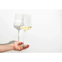 Zwiesel Glas Weißweingläser|Allround Weinglas 2er-Set Duo mit Moussierpunkt