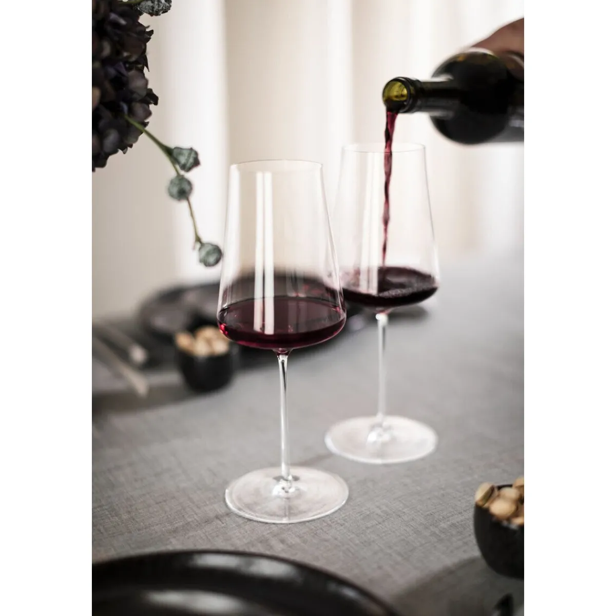 Zwiesel Glas Rotweingläser|Weingläsersets|Allroundglas 2er-Set Dreissigacker mit Moussierpunkt