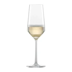 Zwiesel Glas Champagnergläser|Champagnerglas 2er-Set Pure mit Moussierpunkt