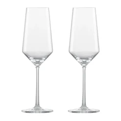 Champagnerglas 2er-Set Pure mit Moussierpunkt<Zwiesel Glas New