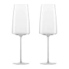 Zwiesel Glas Champagnergläser|Sektglas leicht & frisch 2er-Set Simplify