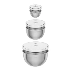 Zwilling Kochwelt Entdecken|Vakuumschüssel-Set 6-tlg. Fresh & Save silber-weiß