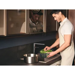 Salatschleuder 27 cm EasySpin edelstahl<Zyliss Outlet